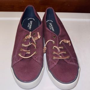 Sperry sneakers merlot color